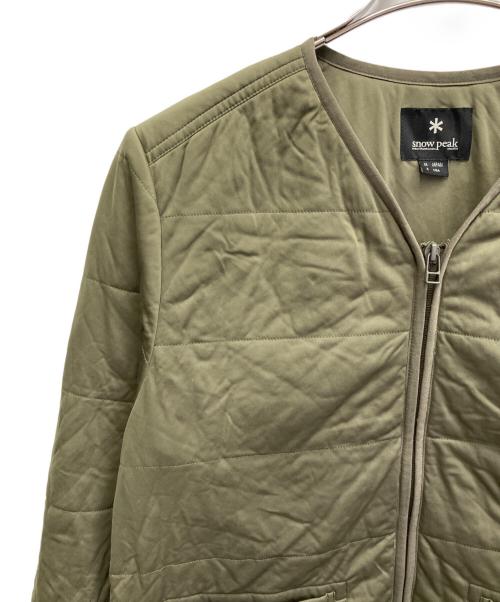 Snow peak（スノーピーク）snow peak (スノーピーク) フレキシブルインサレーションカーディガン カーキ サイズ:Mの古着・服飾アイテム