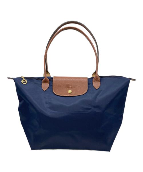 LONGCHAMP（ロンシャン）LONGCHAMP (ロンシャン) トートバッグ ネイビーの古着・服飾アイテム