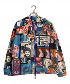 Bohemians×tadanori yokooボヘミアンズ×タダノリヨコオ）の古着「総柄マウンテンパーカー」｜ブルー