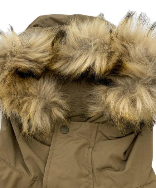 DANTON（ダントン）DANTON (ダントン) フェイクファー フーデッドダウンジャケット ベージュ サイズ:Mの古着・服飾アイテム