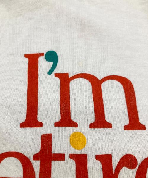 FRUIT OF THE LOOM（フルーツオブザルーム）FRUIT OF THE LOOM (フルーツオブザルーム) 80s Print Tee ホワイト サイズ:Lの古着・服飾アイテム