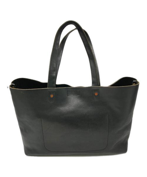 SLOW（スロウ）SLOW (スロウ) BEAMS (ビームス) 別注レザートートバッグ ブラックの古着・服飾アイテム