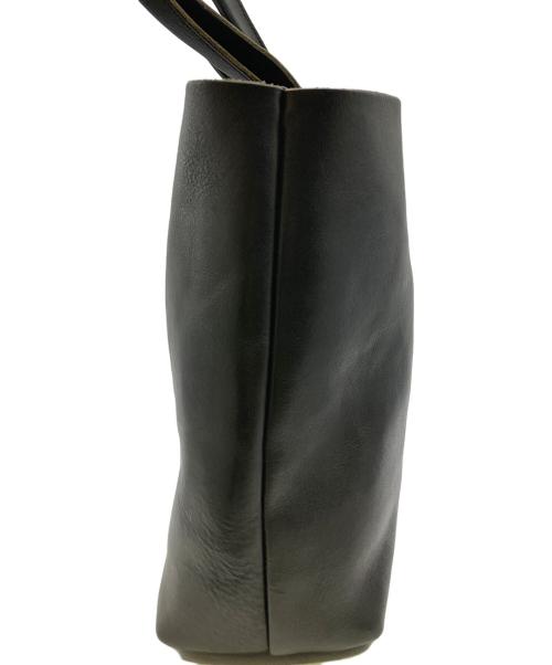 SLOW（スロウ）SLOW (スロウ) BEAMS (ビームス) 別注レザートートバッグ ブラックの古着・服飾アイテム