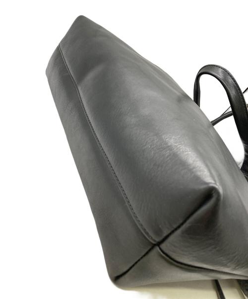 SLOW（スロウ）SLOW (スロウ) BEAMS (ビームス) 別注レザートートバッグ ブラックの古着・服飾アイテム