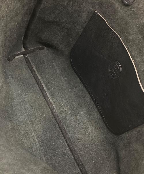 SLOW（スロウ）SLOW (スロウ) BEAMS (ビームス) 別注レザートートバッグ ブラックの古着・服飾アイテム