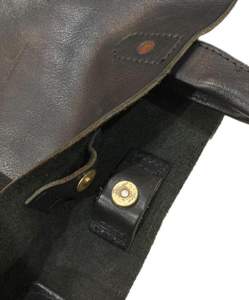 SLOW（スロウ）SLOW (スロウ) BEAMS (ビームス) 別注レザートートバッグ ブラックの古着・服飾アイテム