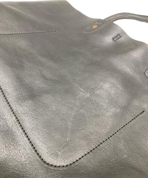 SLOW（スロウ）SLOW (スロウ) BEAMS (ビームス) 別注レザートートバッグ ブラックの古着・服飾アイテム