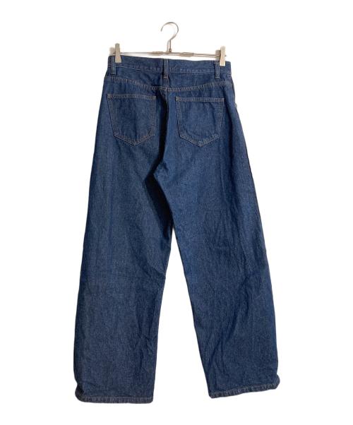 YENN（イエン）YENN (イエン) SIDE PLEATED DENIM インディゴ サイズ:38の古着・服飾アイテム