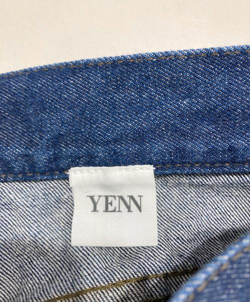 YENN（イエン）YENN (イエン) SIDE PLEATED DENIM インディゴ サイズ:38の古着・服飾アイテム