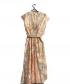 Ameriアメリ）の古着「メディメノンセットアップドレス」｜ベージュ