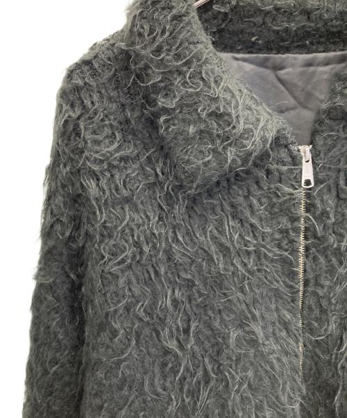 HARE（ハレ）HARE (ハレ) BIGモヘヤニットブルゾン ブラック サイズ:Freeの古着・服飾アイテム