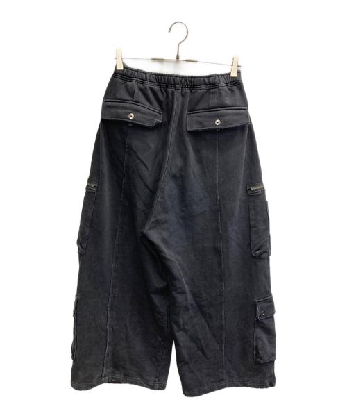 HARE（ハレ）HARE (ハレ) ピグメントスウェットカーゴパンツ ブラック サイズ:Sの古着・服飾アイテム