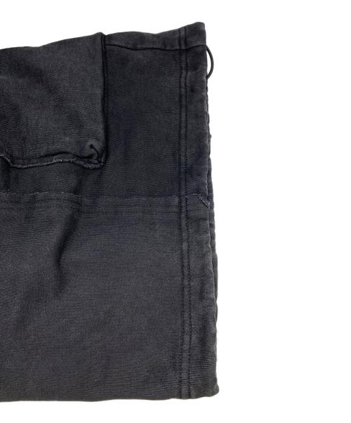 HARE（ハレ）HARE (ハレ) ピグメントスウェットカーゴパンツ ブラック サイズ:Sの古着・服飾アイテム