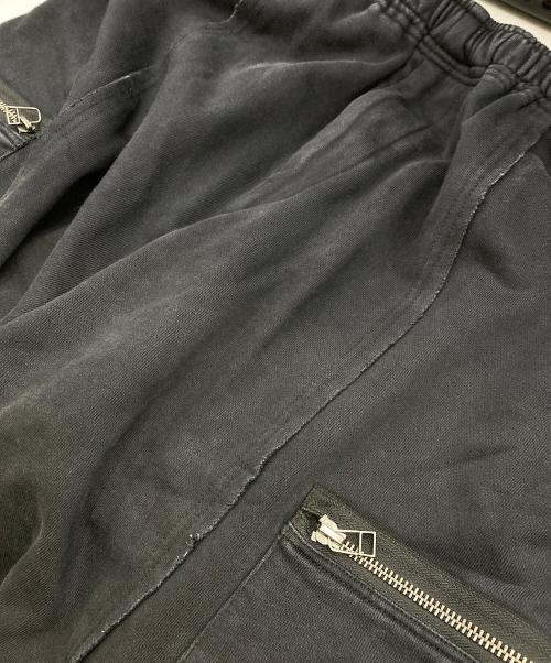 HARE（ハレ）HARE (ハレ) ピグメントスウェットカーゴパンツ ブラック サイズ:Sの古着・服飾アイテム