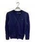 POLO RALPH LAUREN（ポロ・ラルフローレン）の古着「カシミヤ混ケーブルカーディガン」｜ネイビー
