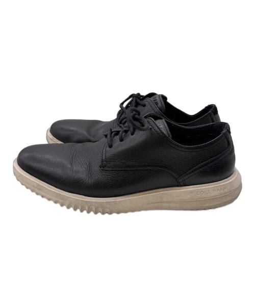 COLE HAAN GRAND+（コールハーン）COLE HAAN GRAND+ (コールハーン) グランドプラスプレーントゥーオックスフォード *BLACK LTHR ブラック サイズ:7 1/2の古着・服飾アイテム