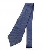 GUCCIグッチ）の古着「GG柄シルクネクタイ」｜ブルー