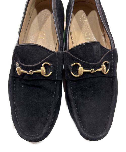 GUCCI（グッチ）GUCCI (グッチ) ホースビットローファー ブラック サイズ:43の古着・服飾アイテム