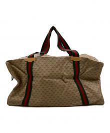 GUCCI（グッチ）の古着「ボストンバッグ」｜ブラウン