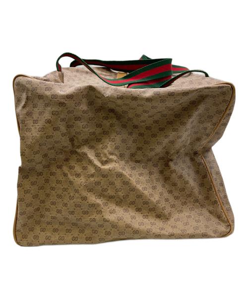 GUCCI（グッチ）GUCCI (グッチ) ボストンバッグ ブラウンの古着・服飾アイテム