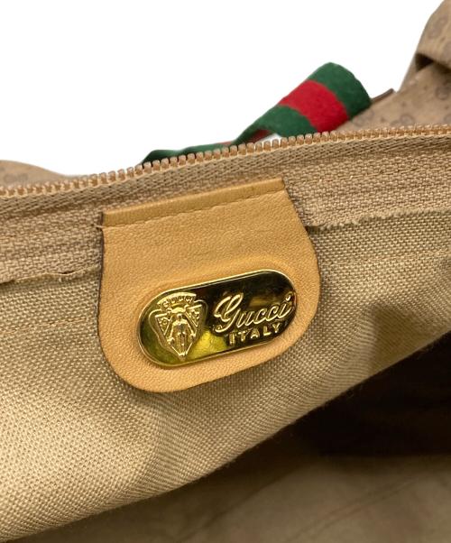 GUCCI（グッチ）GUCCI (グッチ) ボストンバッグ ブラウンの古着・服飾アイテム