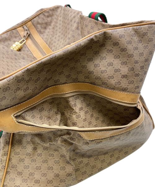 GUCCI（グッチ）GUCCI (グッチ) ボストンバッグ ブラウンの古着・服飾アイテム