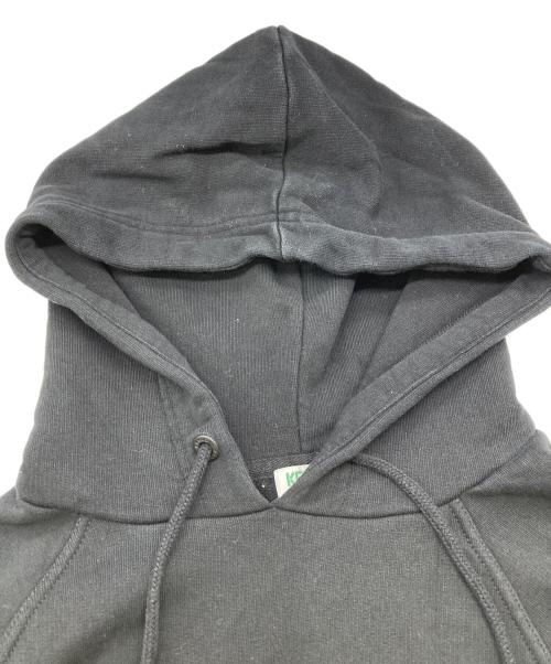 KENZO（ケンゾー）KENZO (ケンゾー) フラワーロゴ刺繍フーディー ブラック サイズ:XSの古着・服飾アイテム