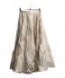 Mystrada（マイストラーダ）の古着「ステンドグラスオパールスカート」｜ベージュ