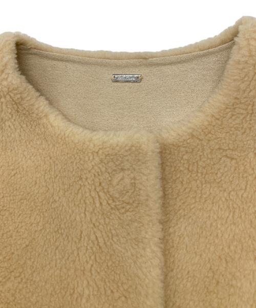 Mila Owen（ミラオーウェン）Mila Owen (ミラオーウェン) ボアコート ベージュ サイズ:FREEの古着・服飾アイテム