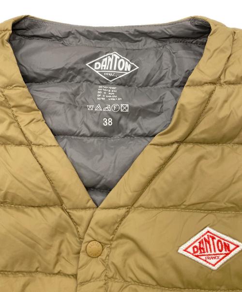 DANTON（ダントン）DANTON (ダントン) ダウンベスト ベージュ サイズ:38の古着・服飾アイテム