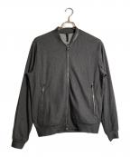 NICOLEニコル）の古着「テクニカルドビー クルーネックブルゾン」｜ブラック