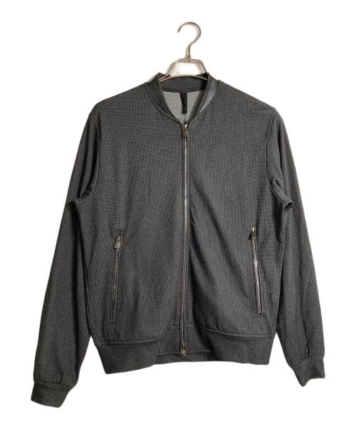 NICOLE（ニコル）NICOLE (ニコル) テクニカルドビー クルーネックブルゾン ブラック サイズ:46 未使用品の古着・服飾アイテム