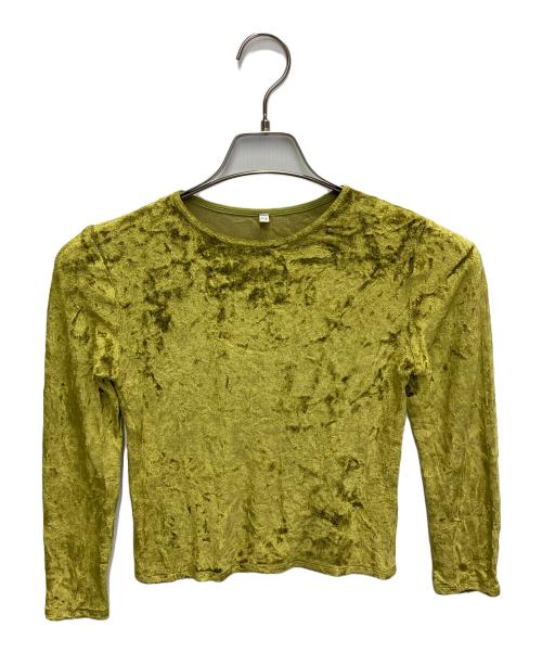 BASERANGE（ベースレンジ）BASERANGE (ベースレンジ) Omo Long Sleeve Tee カーキ サイズ:Sの古着・服飾アイテム