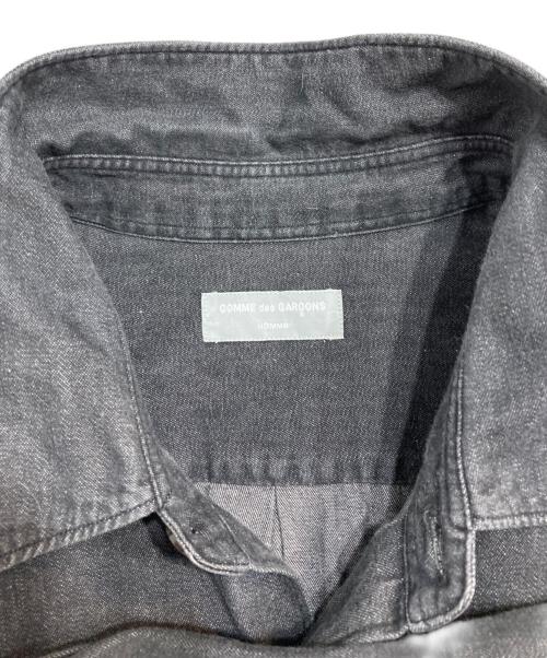 COMME des GARCONS HOMME（コムデギャルソン オム）COMME des GARCONS HOMME (コムデギャルソン オム) AD1995 オーバーサイズデニムシャツ ブラック サイズ:FREEの古着・服飾アイテム