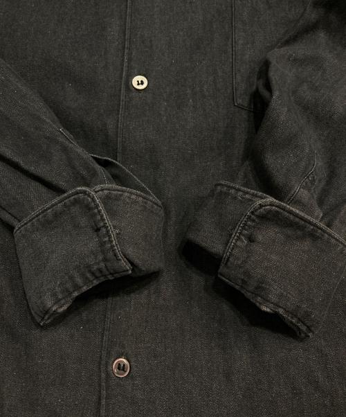 COMME des GARCONS HOMME（コムデギャルソン オム）COMME des GARCONS HOMME (コムデギャルソン オム) AD1995 オーバーサイズデニムシャツ ブラック サイズ:FREEの古着・服飾アイテム