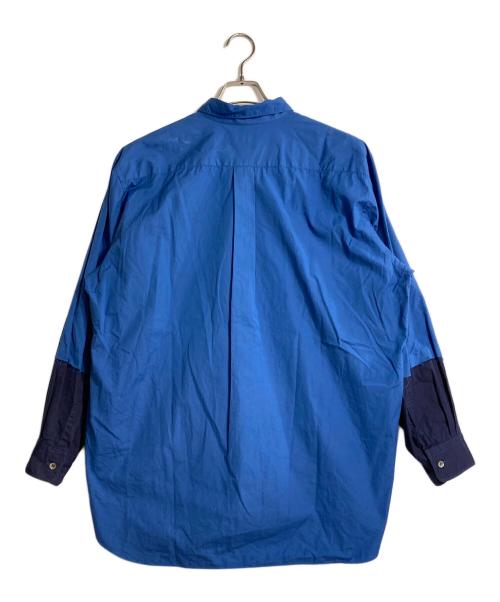 COMME des GARCONS HOMME（コムデギャルソン オム）COMME des GARCONS HOMME (コムデギャルソン オム) アーカイブドッキングデザインシャツ ネイビー×ブルー サイズ:FREEの古着・服飾アイテム