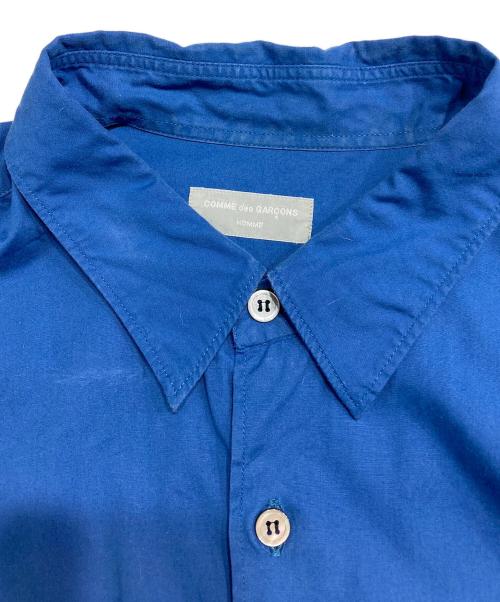 COMME des GARCONS HOMME（コムデギャルソン オム）COMME des GARCONS HOMME (コムデギャルソン オム) アーカイブドッキングデザインシャツ ネイビー×ブルー サイズ:FREEの古着・服飾アイテム