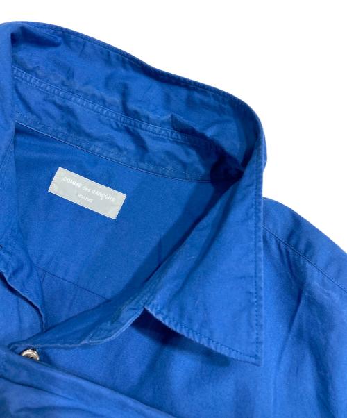 COMME des GARCONS HOMME（コムデギャルソン オム）COMME des GARCONS HOMME (コムデギャルソン オム) アーカイブドッキングデザインシャツ ネイビー×ブルー サイズ:FREEの古着・服飾アイテム