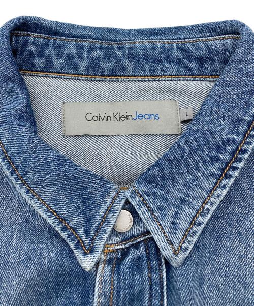 Calvin Klein Jeans（カルバンクラインジーンズ）Calvin Klein Jeans (カルバンクラインジーンズ) デニムジャケット インディゴ サイズ:Lの古着・服飾アイテム