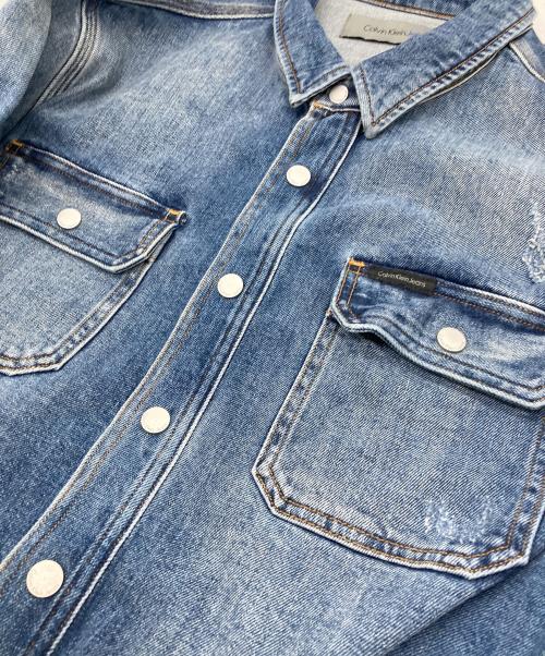 Calvin Klein Jeans（カルバンクラインジーンズ）Calvin Klein Jeans (カルバンクラインジーンズ) デニムジャケット インディゴ サイズ:Lの古着・服飾アイテム