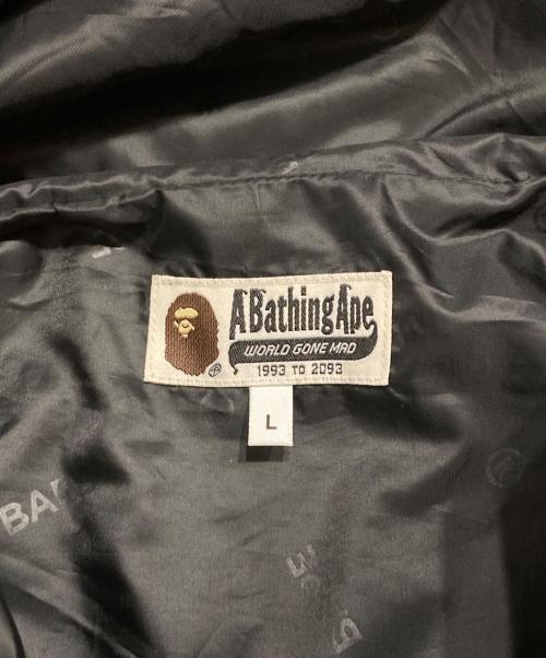 A BATHING APE（ア ベイシング エイプ）A BATHING APE (ア ベイシング エイプ) MULTI LABEL HOODIE JACKET グレー サイズ:Ｌの古着・服飾アイテム