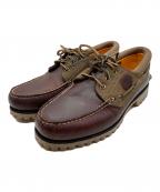 Timberlandティンバーランド）の古着「オーセンティック ボート シューズ」｜ブラウン