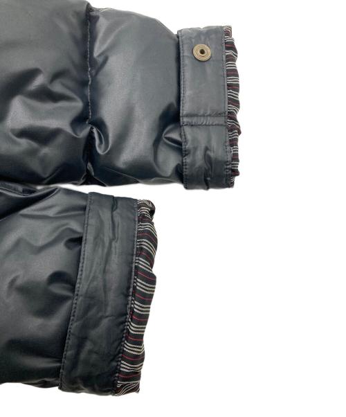 BURBERRY BLACK LABEL（バーバリーブラックレーベル）BURBERRY BLACK LABEL (バーバリーブラックレーベル) フーデットダウンコート ブラック サイズ:Lの古着・服飾アイテム