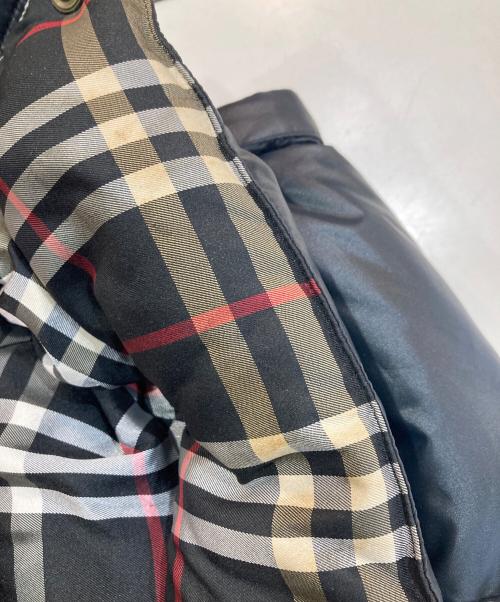 BURBERRY BLACK LABEL（バーバリーブラックレーベル）BURBERRY BLACK LABEL (バーバリーブラックレーベル) フーデットダウンコート ブラック サイズ:Lの古着・服飾アイテム