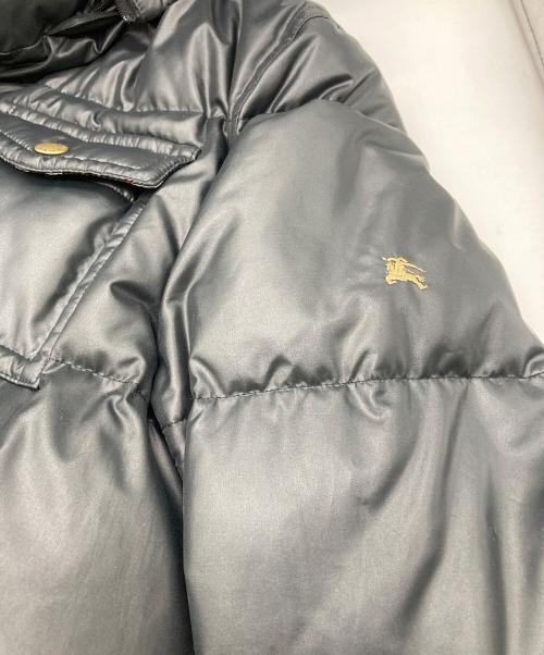 BURBERRY BLACK LABEL（バーバリーブラックレーベル）BURBERRY BLACK LABEL (バーバリーブラックレーベル) フーデットダウンコート ブラック サイズ:Lの古着・服飾アイテム