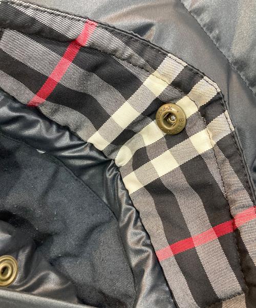 BURBERRY BLACK LABEL（バーバリーブラックレーベル）BURBERRY BLACK LABEL (バーバリーブラックレーベル) フーデットダウンコート ブラック サイズ:Lの古着・服飾アイテム