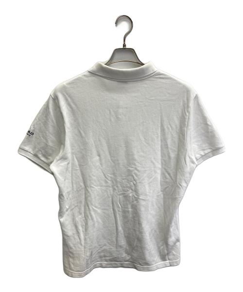 KENZO（ケンゾー）KENZO (ケンゾー) ボケフラワー半袖ポロシャツ ホワイト サイズ:Lの古着・服飾アイテム