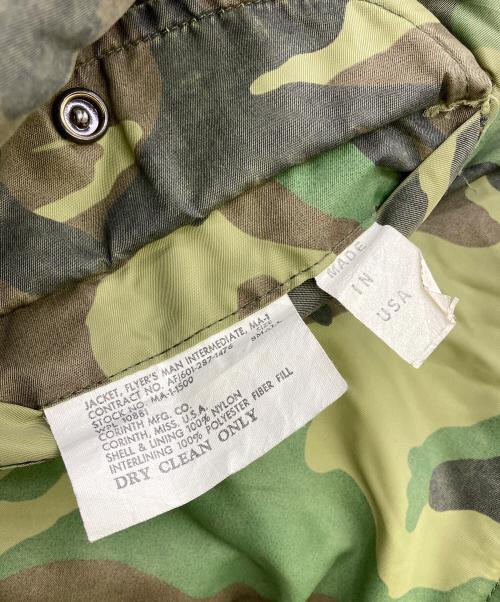 CORINTH（コリンス）CORINTH (コリンス) カモ柄MA-1ジャケット カーキ サイズ:Sの古着・服飾アイテム