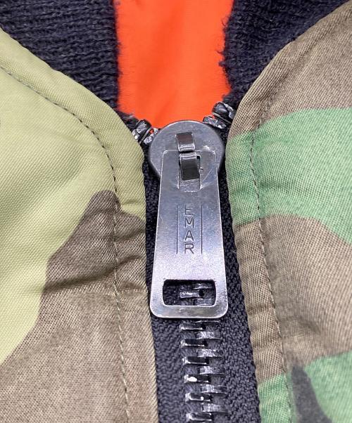 CORINTH（コリンス）CORINTH (コリンス) カモ柄MA-1ジャケット カーキ サイズ:Sの古着・服飾アイテム