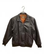 THREE MENスリー メン）の古着「カウレザージャケット」｜ブラウン